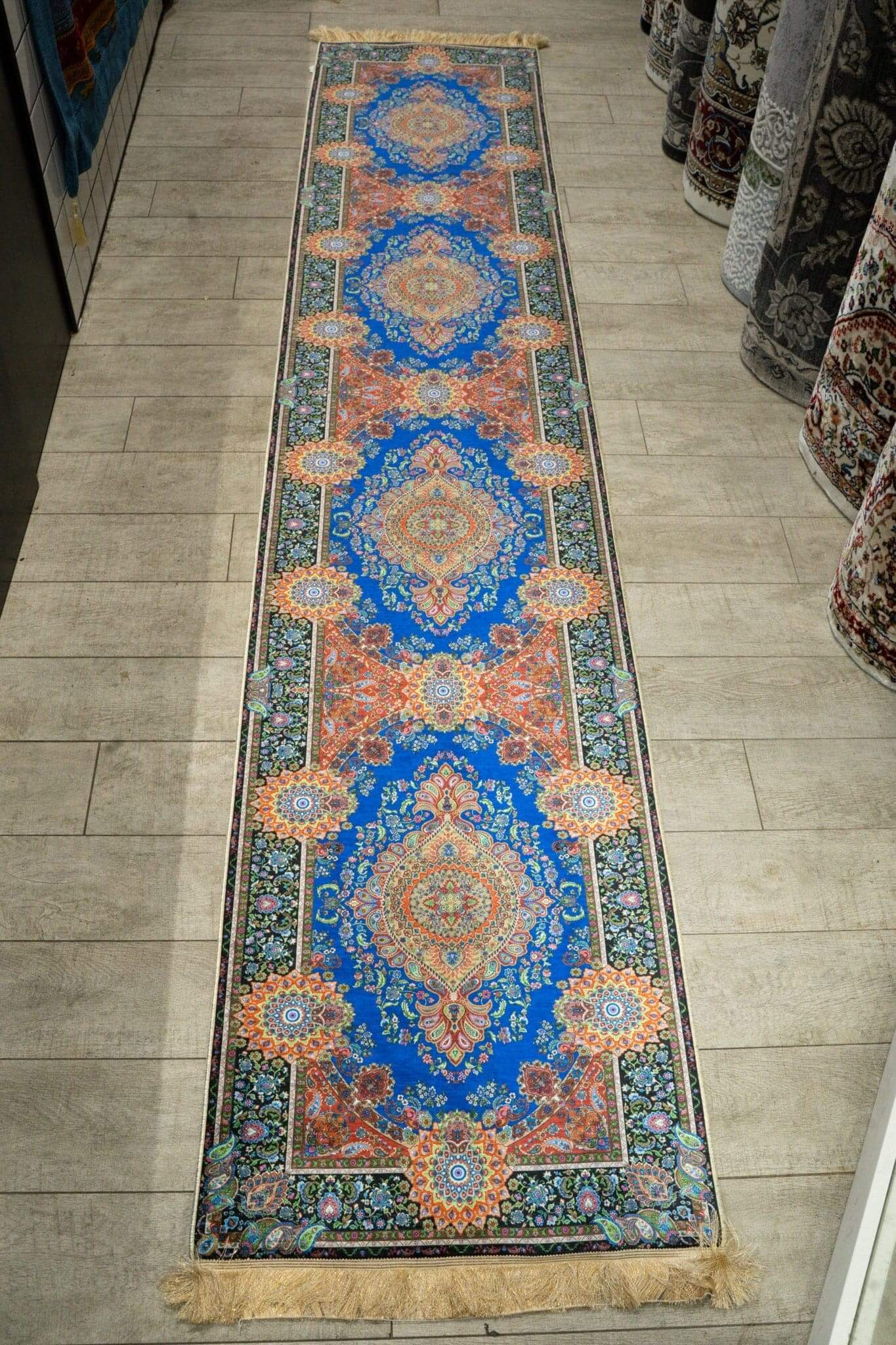 Hallway Runner Blue-G Rugs   