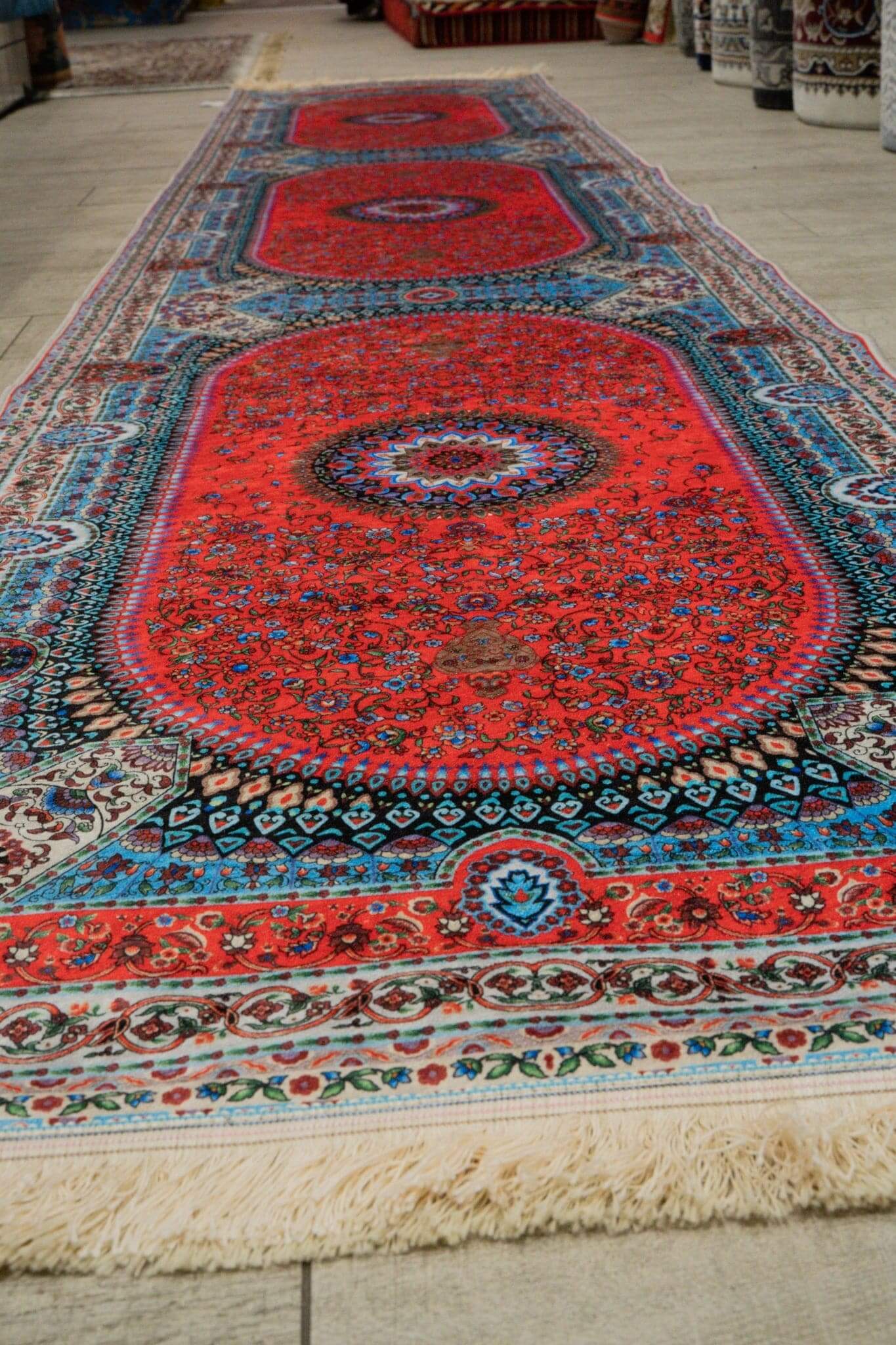 Hallway Runner Red-B Rugs   