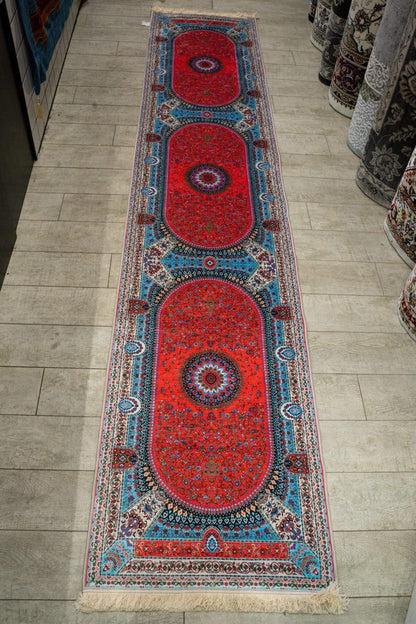 Hallway Runner Red-B Rugs   