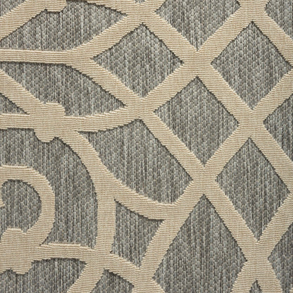 Outdoor Rugs 351 Grey Rectangle Rug   