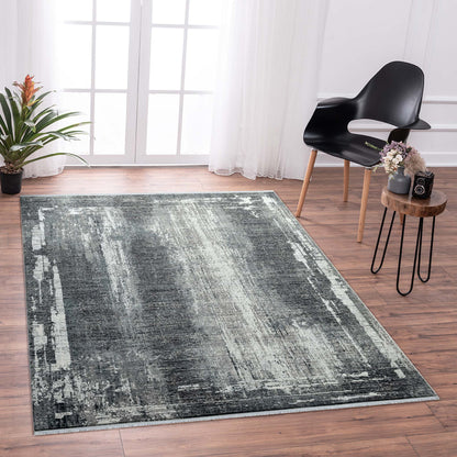 Luxurious Bosphorus 214 Dk Grey Rectangle Rug   