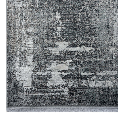 Luxurious Bosphorus 214 Dk Grey Rectangle Rug   