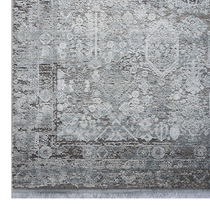 Luxurious Bosphorus 312 Grey Rectangle Rug   