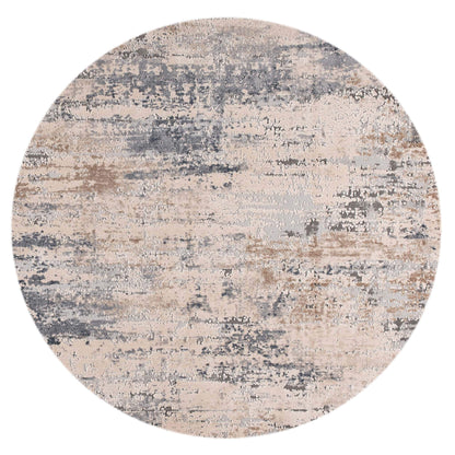 Istanbul Elegance 286 Lt Grey Round Round Rug   