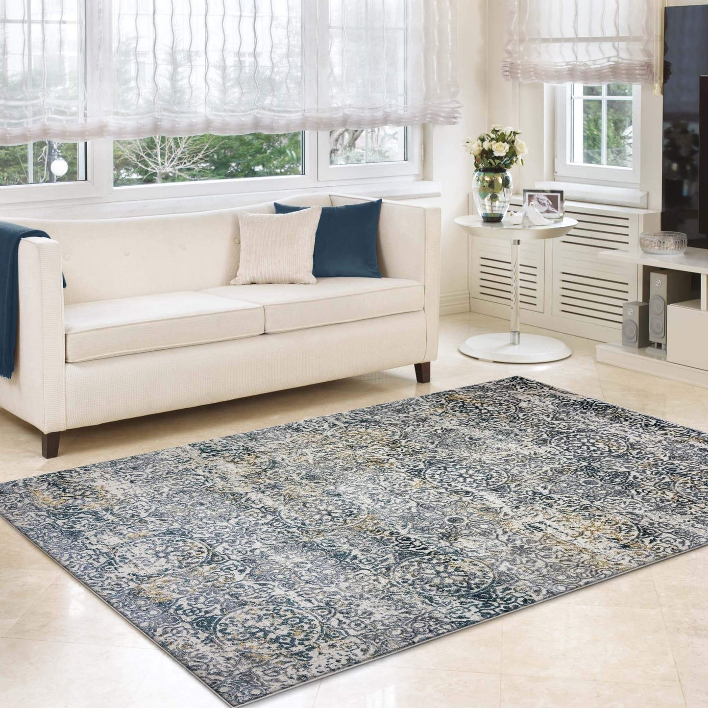 Regal Comfort 500 Slate Rectangle Rug   